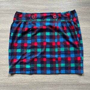 BDG Colorful Plaid Mini Skirt